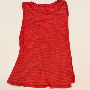 Red LULULEMON SZ 4 Sleeveless Women's Top